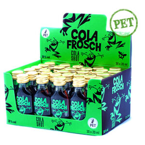 Cola Frosch - Der Cola Shot 30er Pack mit 2cl 30% Vol. PET